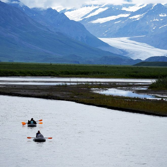 Floating with Maclaren Glazier background
