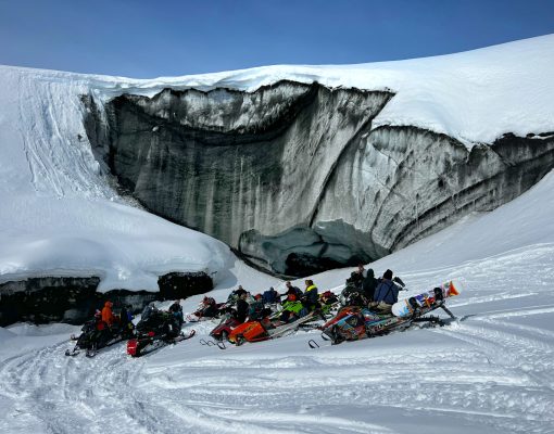 Lunch at the ice cave
